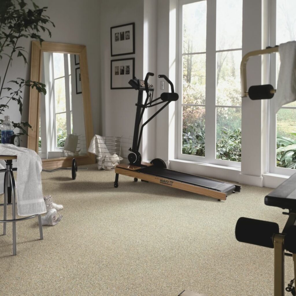 Gym room floor | Shans Carpets And Fine Flooring Inc